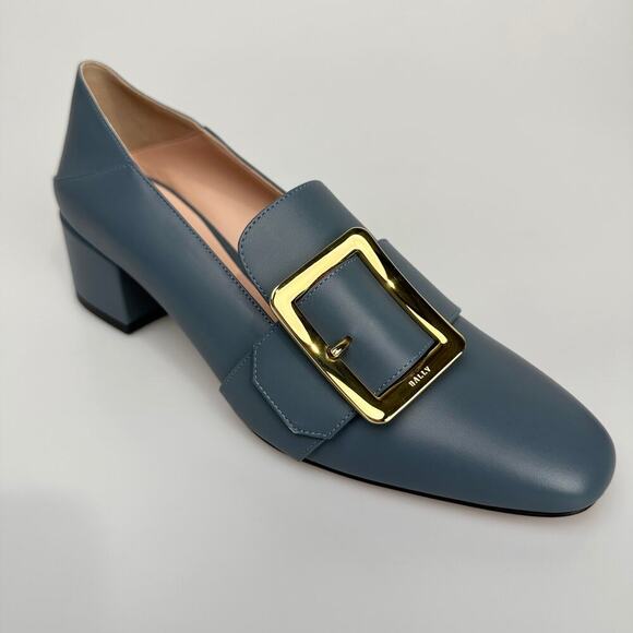 NIB Bally buckled leather pumps Size 8.5 - Picture 3 of 14